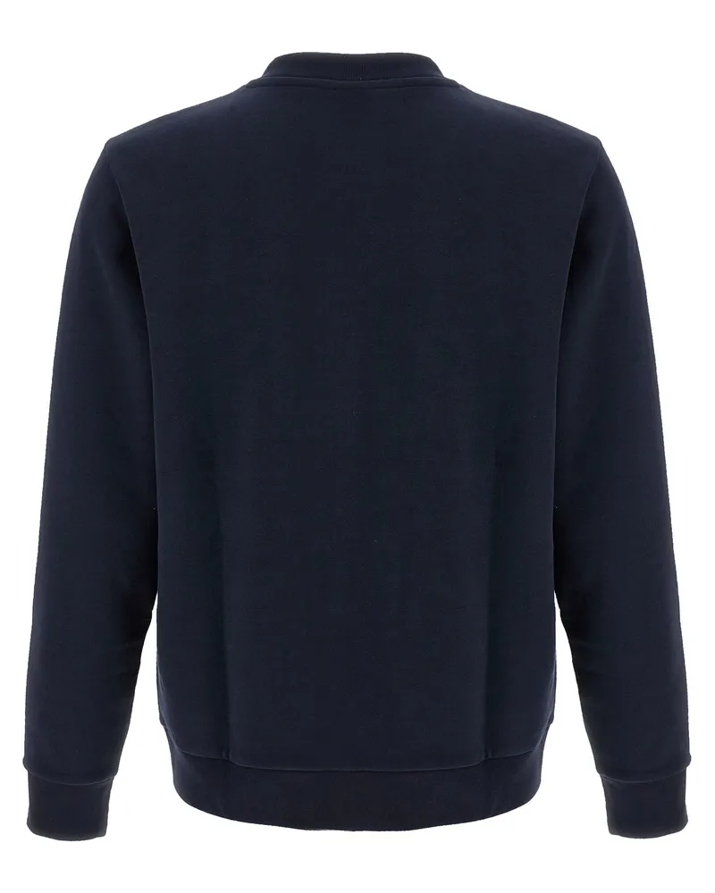 HUGO BOSS Logo Embroidered Sweatshirt — Navy Navy