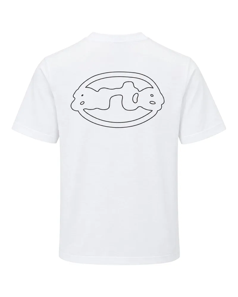 Arte Antwerp Cotton Logo Graphic T-Shirt — White White
