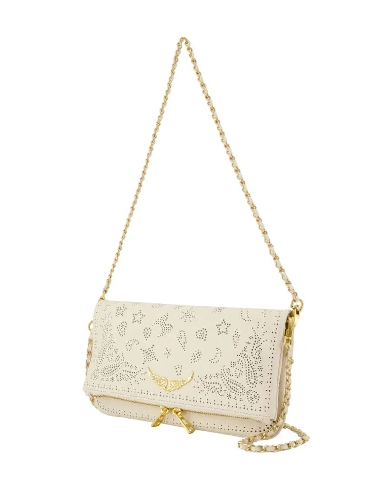 Zadig & Voltaire Leather Crossbody Bag — White White
