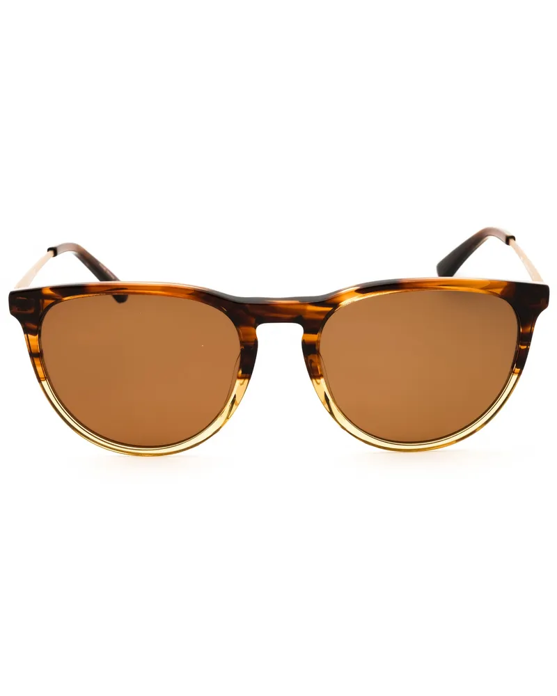 COLE HAAN Unisex Ch6507 Sunglasses Brown Brown