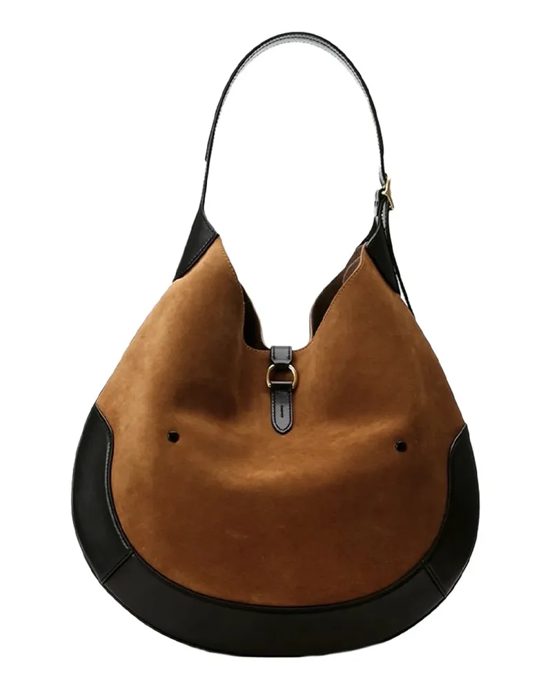Ralph Lauren Polo ID Shoulder Bag — Brown Brown