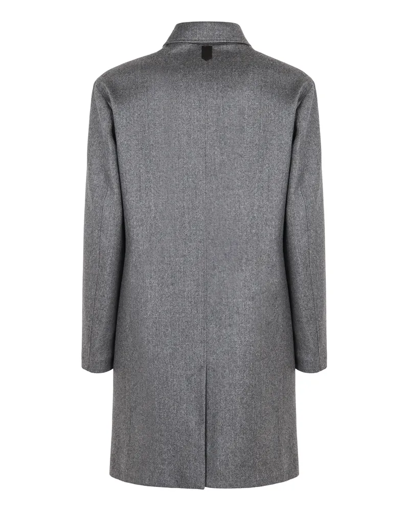 Canali Men's Wool Coat Grey Gray