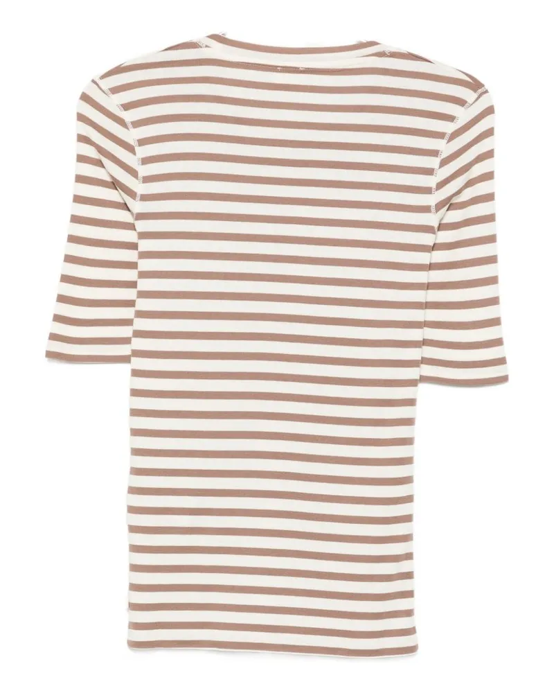 Closed Striped T-Shirt — Beige Beige