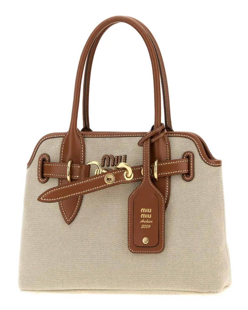 Miu Miu Shoulder Bag — Beige Beige