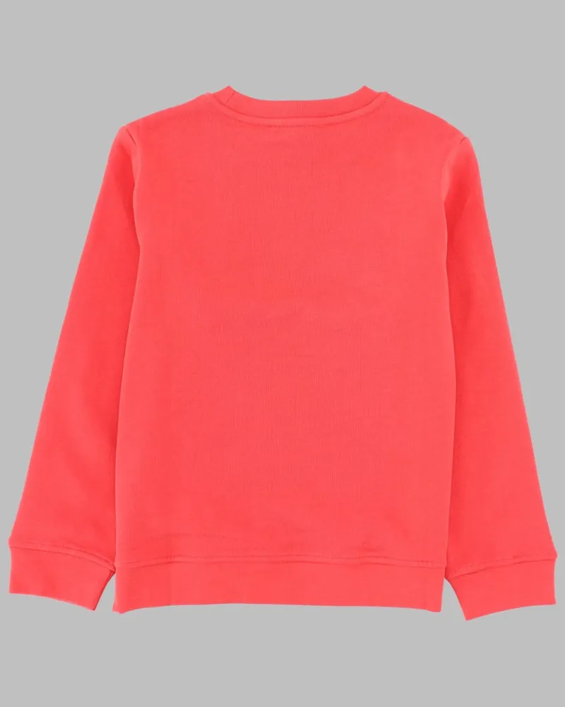 Stella McCartney Girls' Sweatshirt Multicolour Cotton Sweatshirts Sweater Red