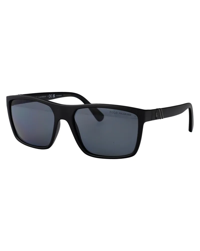 Ralph Lauren 0PH4133 Matte Black Injected Sunglasses — Black Black