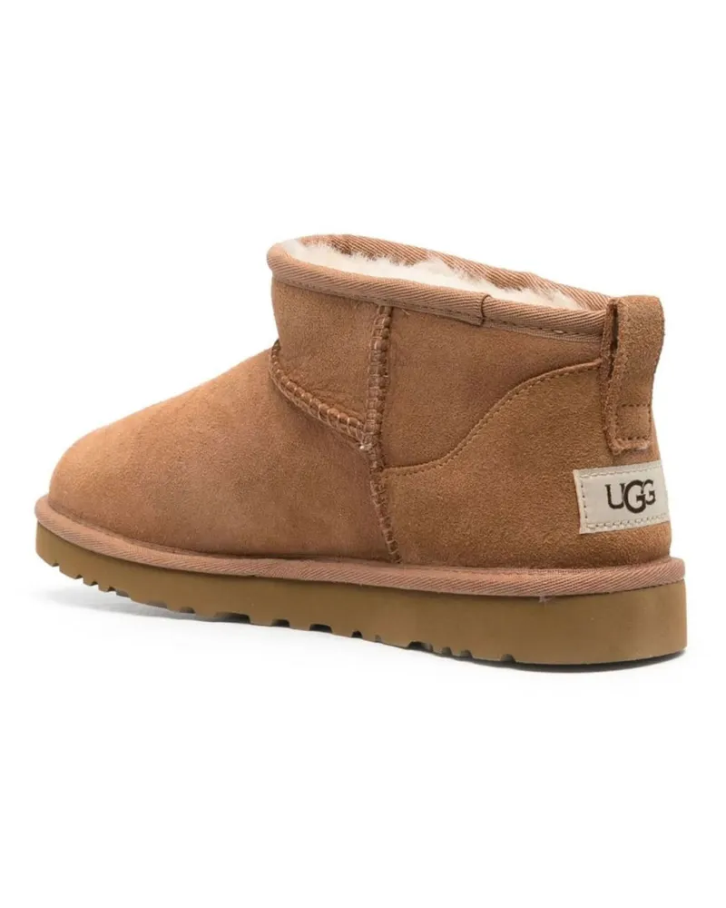 UGG Men's Classic Ultra Mini Boots Brown Shoes Brown