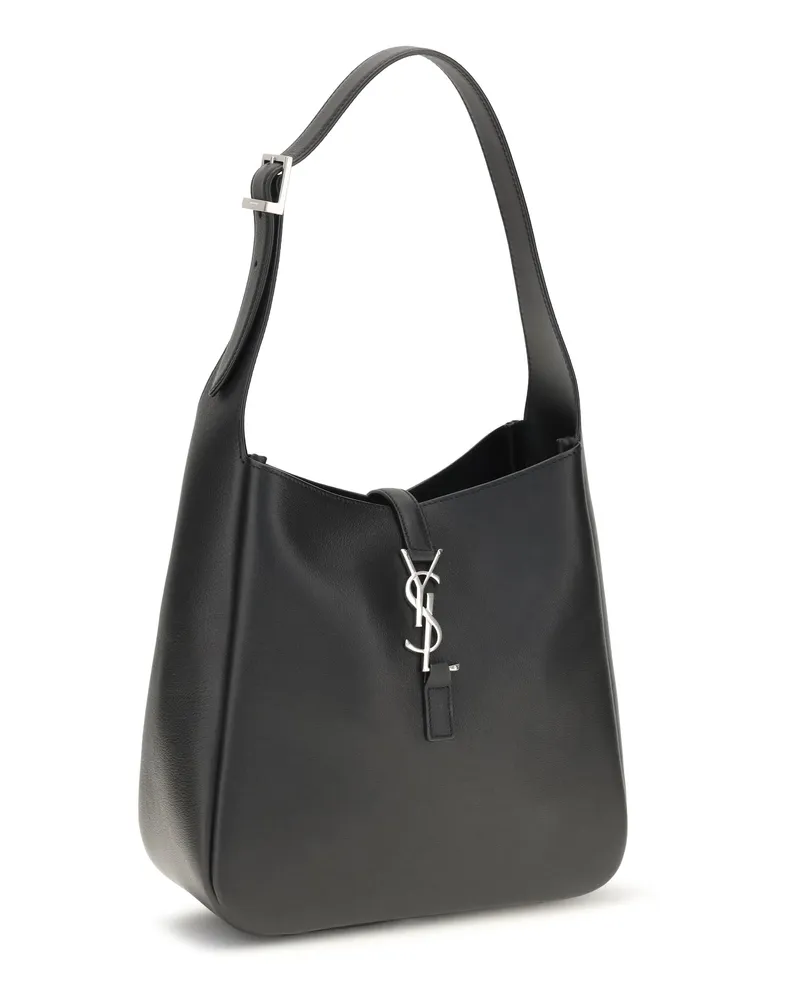 Saint Laurent Le 5 À 7 Shoulder Bag — Black Black