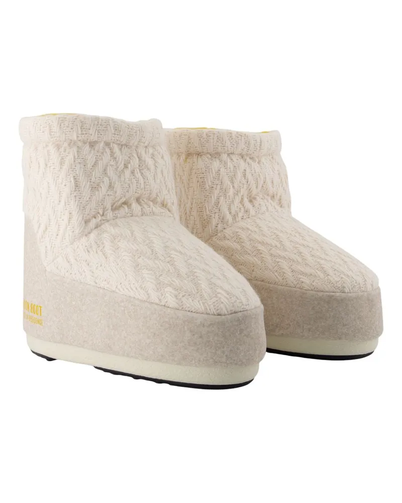 Moon Boot Women's Mb X Gir Icon Low Ankle Boots - Moon Acrylic White Shoes Ankle-Boots White