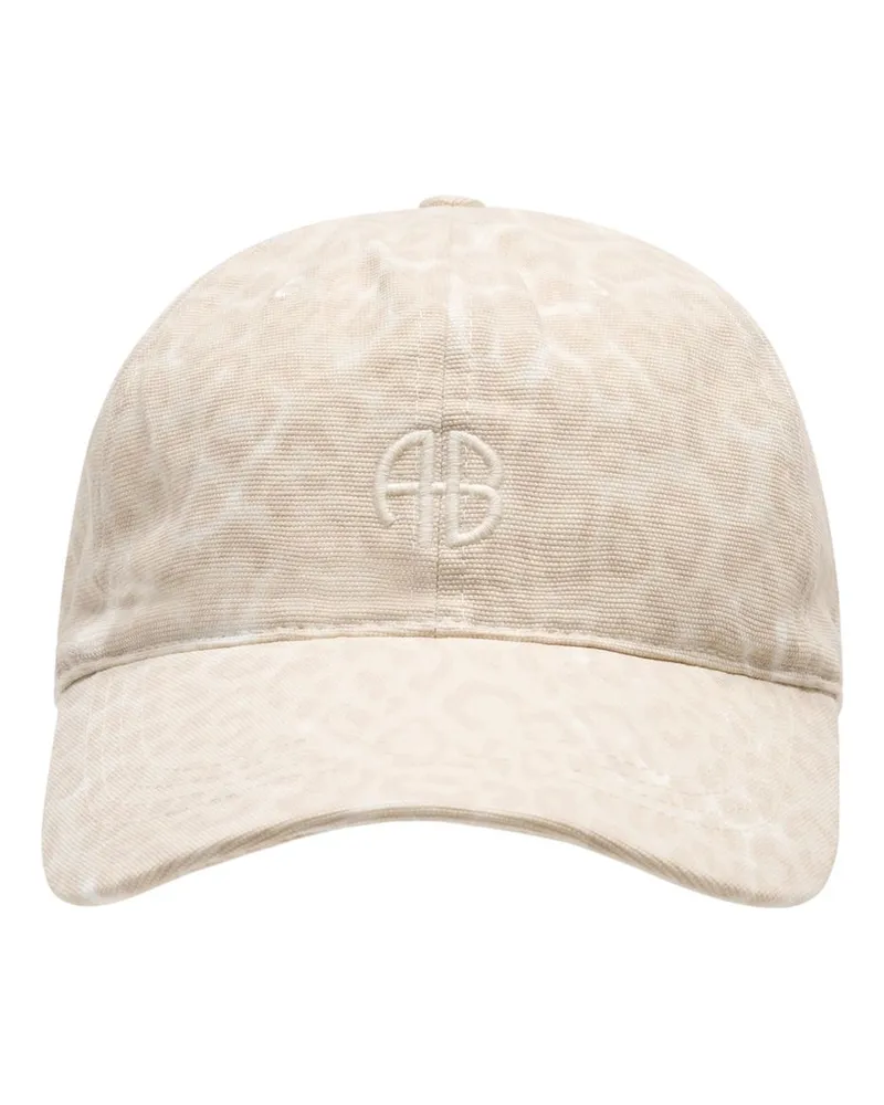 Anine Bing Women's Jeremy Baseball Cap -  Cotton Beige Accessories Hats Beige