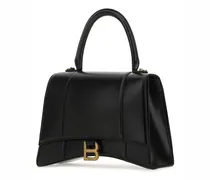 Hourglass Top Handle Bag — Black