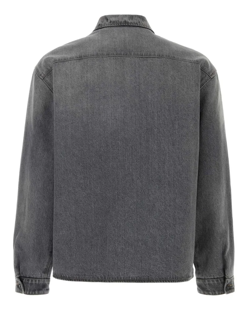 Prada Denim Shirt — Black Black