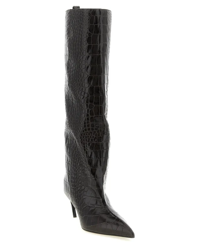 ATTICO Lea Boots — Black Black