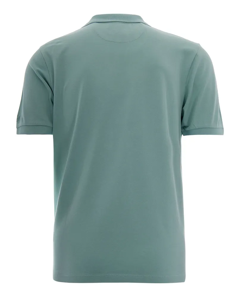 MC2 Saint Barth Men's Polo Shirt Charles Piqué Sage Cotton T-shirts And Polos Green