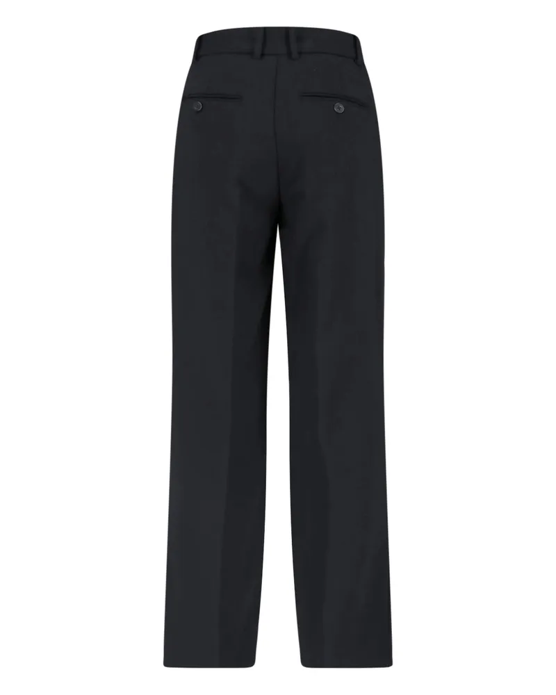 Calvin Klein Women's Trousers Black Polyester Black