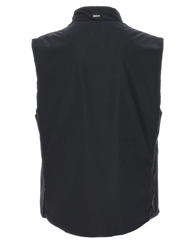 Herno Ecoage Vest — Black Black