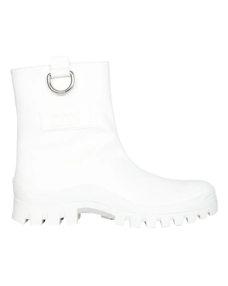 MSGM Vibram Rubber Sole Rain Boot — White White