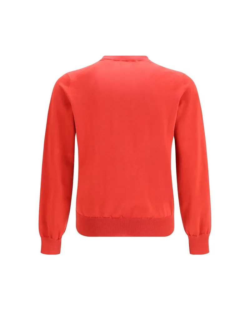 Brunello Cucinelli Men's Multicolor Cotton Sweatshirt Clothing Red