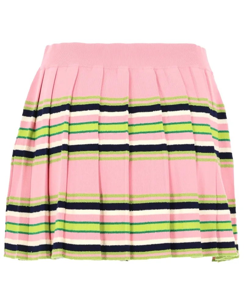 Casablanca Paris Striped Viscose Mini Skirt — Multicolor Multicolor