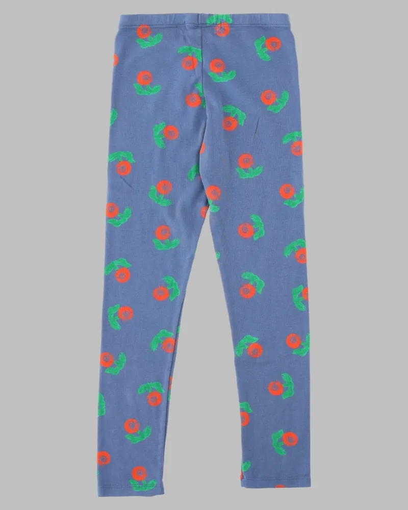 BOBO CHOSES Stamp Bloom Print Leggings — Blue Blue