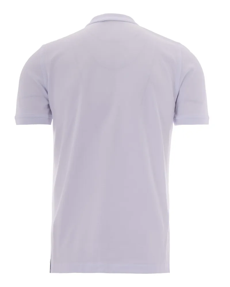 K-Way Men's Polo Shirt Vinnie White Cotton T-shirts And Polos White