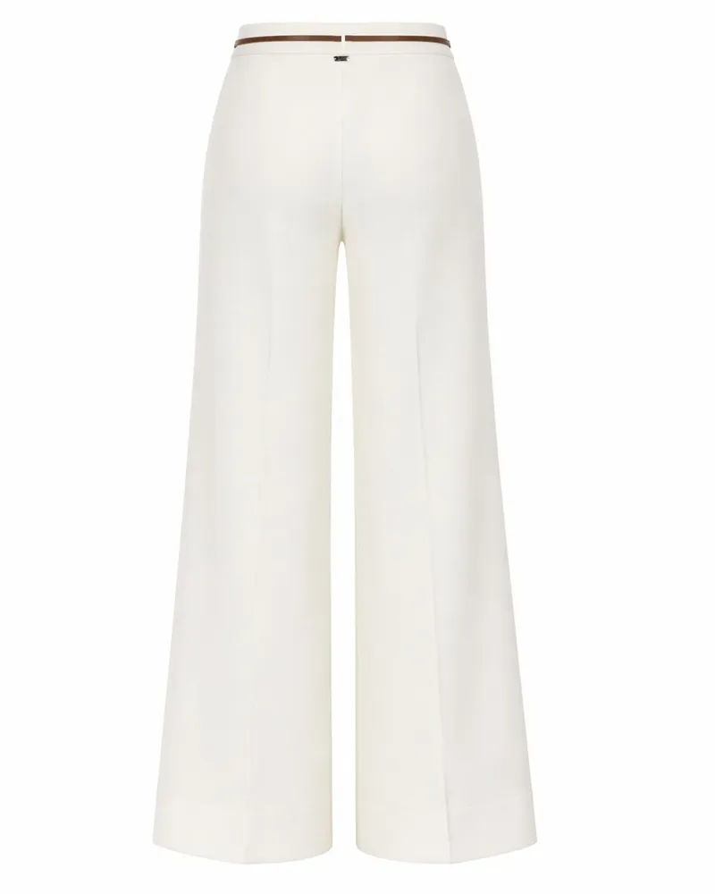 Herno Cotton-Blend Tailored Trousers — White White