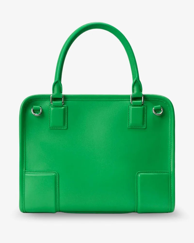 Loewe Women's Handbag Amazona 180 Green Leather Handbags Hand Bags Green