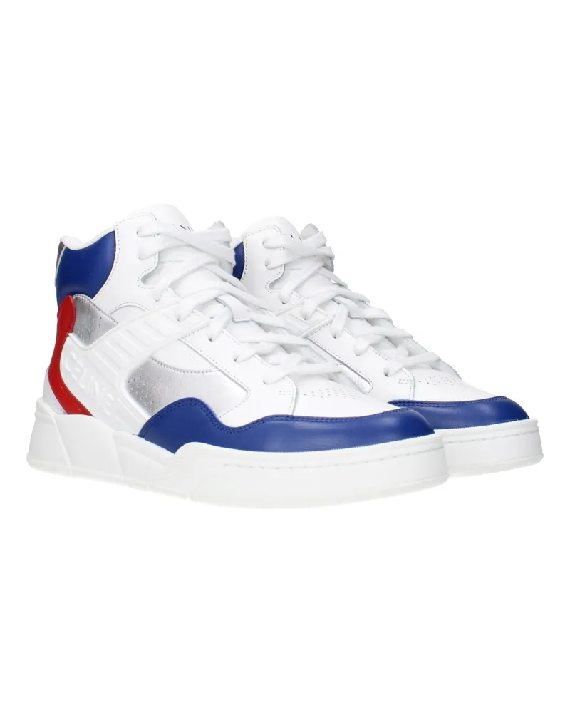 Celine Men's White Leather Athletic Sneakers White