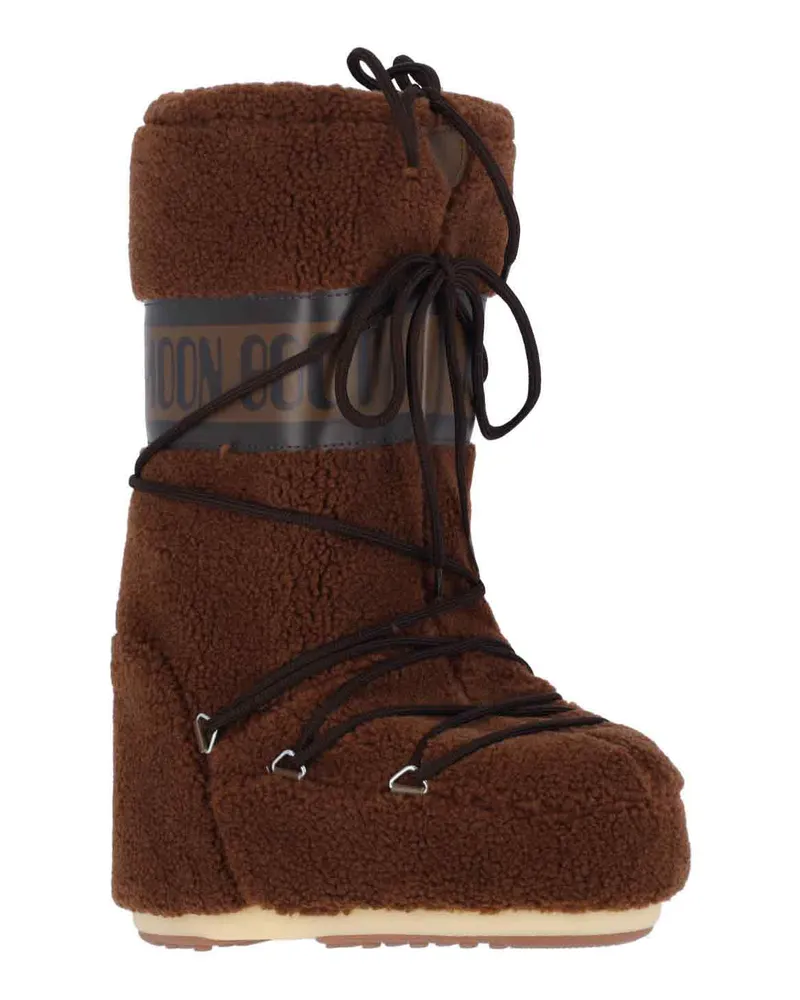 Moon Boot Women's Brown Upper: Acrilyc Brown