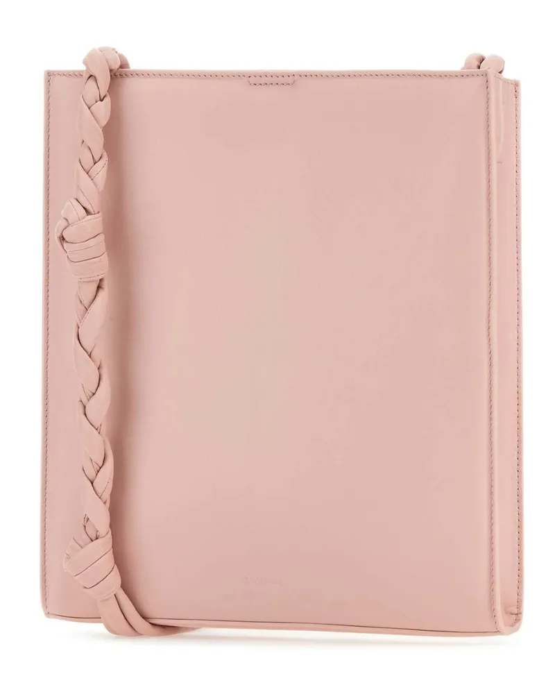 Jil Sander Women's Pink Leather Tangle Shoulder Bag 663 Borse A Tracolla Pink
