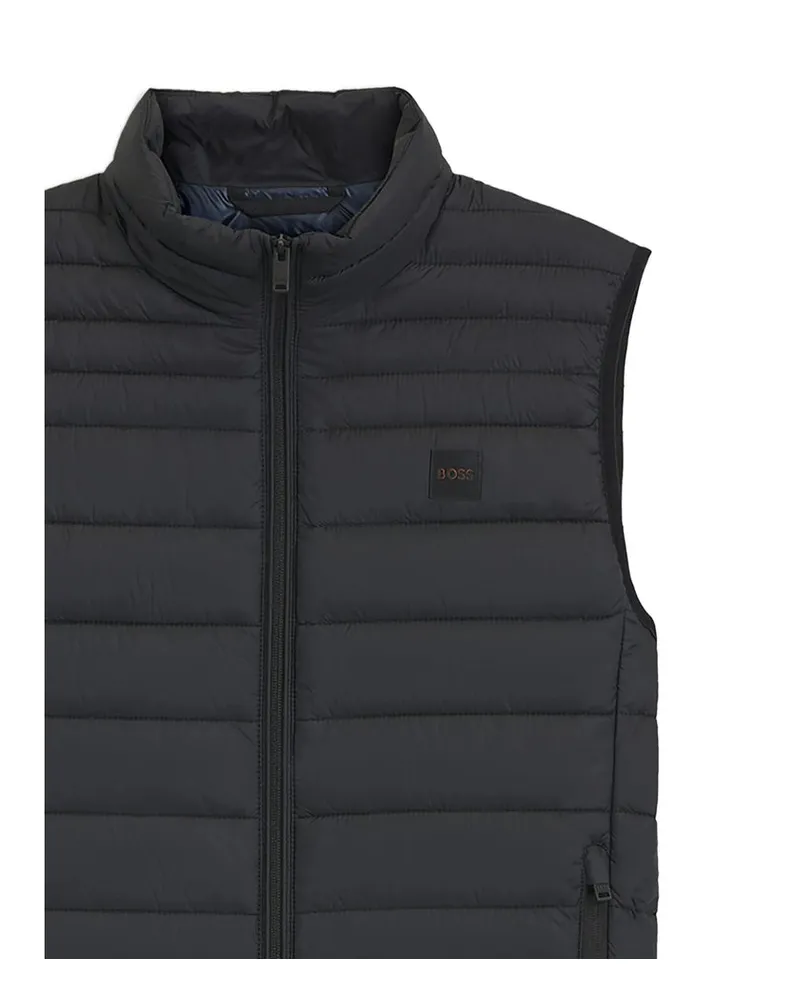 HUGO BOSS Quilted Recycled Polyamide Vest — Black Black