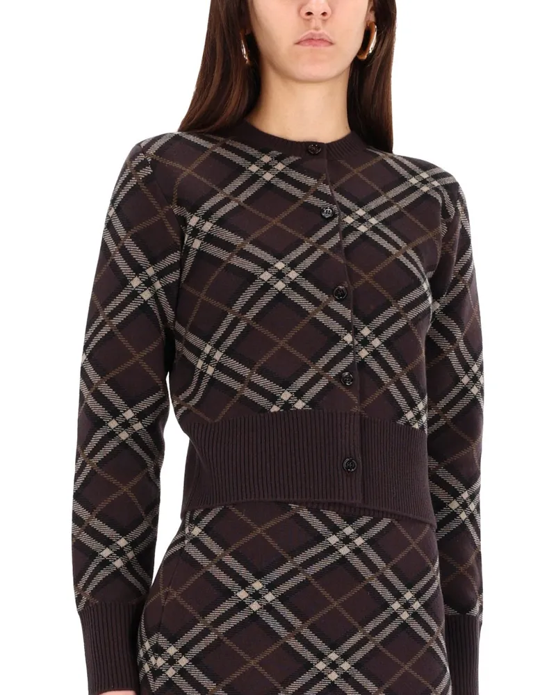 Burberry Gillian Cardigan — Brown Brown