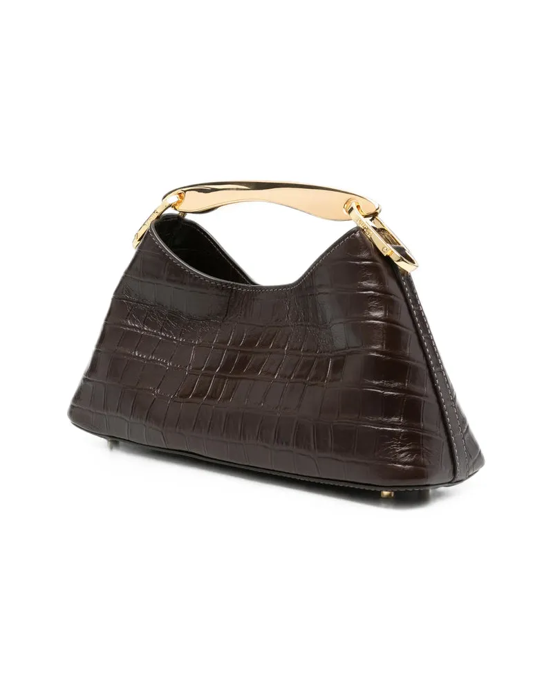 Elleme Mini Boomerang Shoulder Bag — Brown Brown