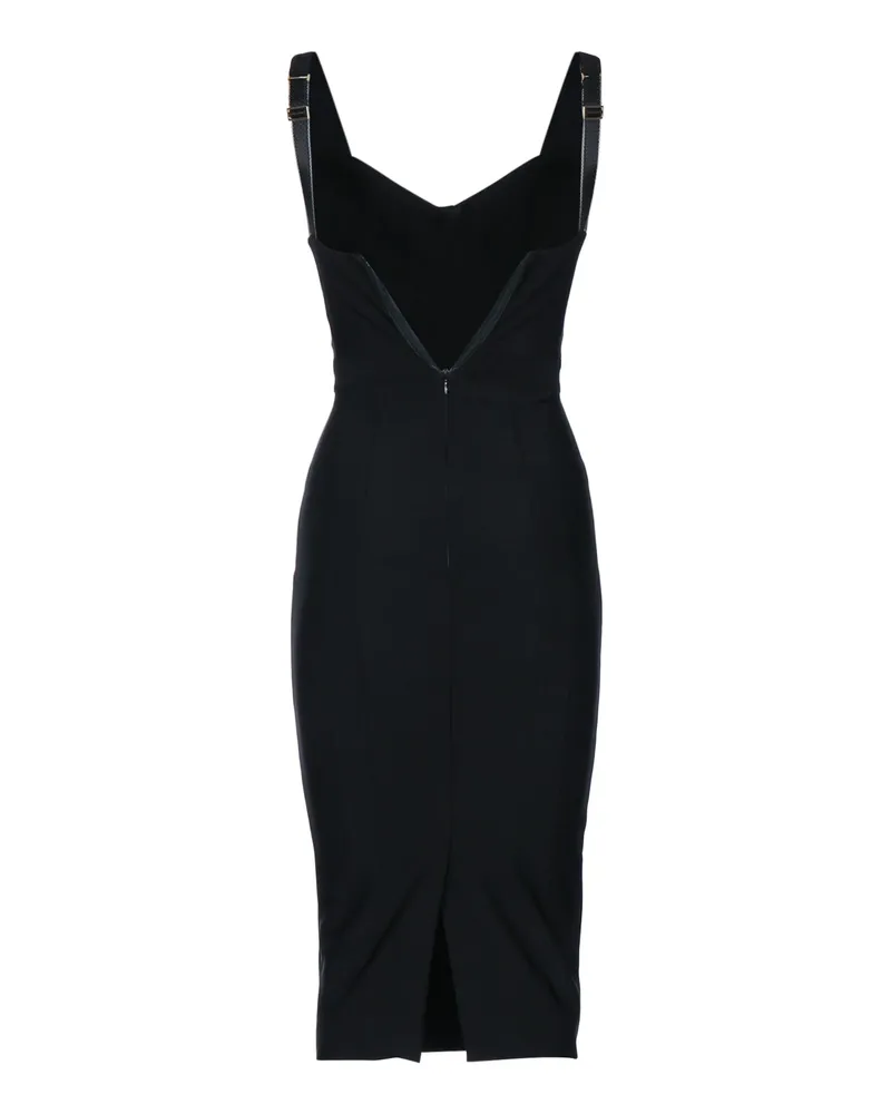 Elisabetta Franchi Longuette Dress — Black Black