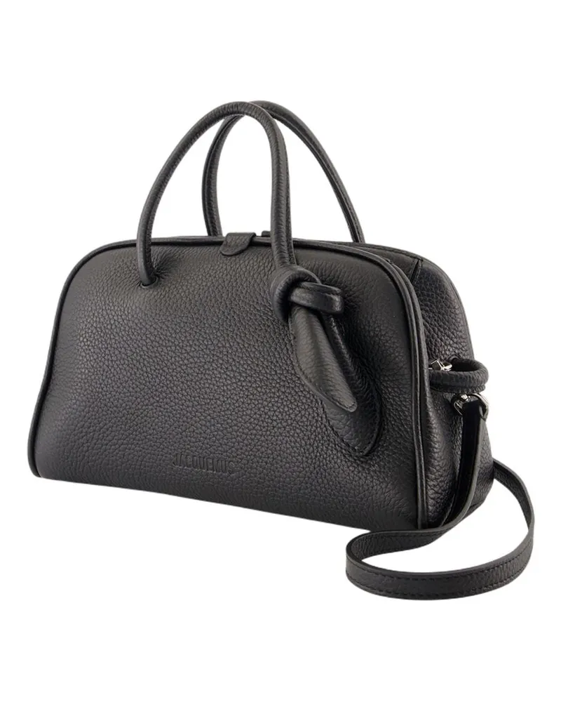 Jacquemus Women's Le Petit Turismo -  Leather Black Calfskin Bags Handbags-Purses Black