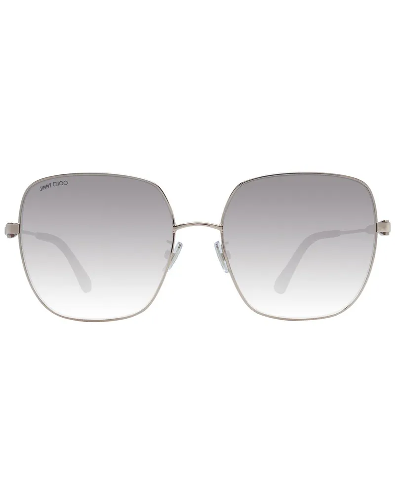 Jimmy Choo JI-1052708 Gradient Lens Metal Sunglasses — Gold Gold