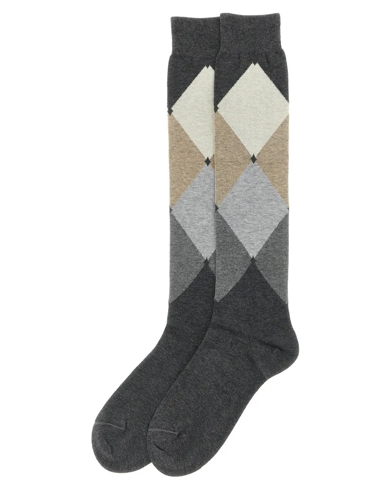 Ballantyne Diamond-shaped Socks 