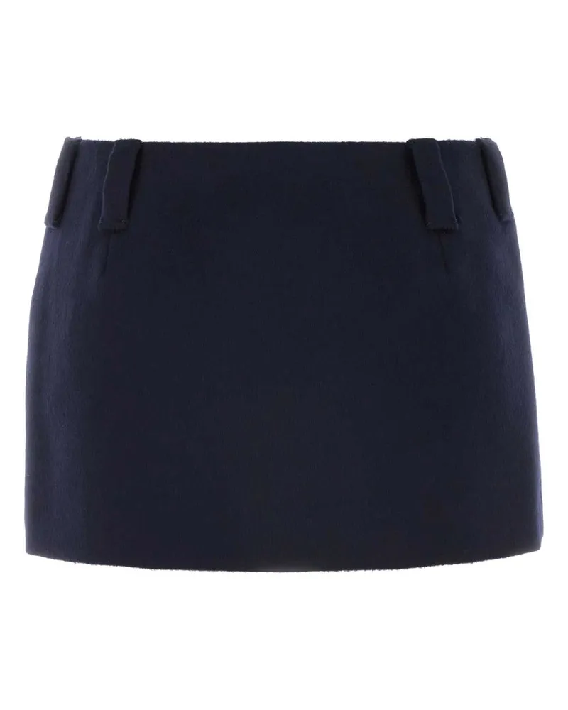 Miu Miu Bleu Skirt Navy