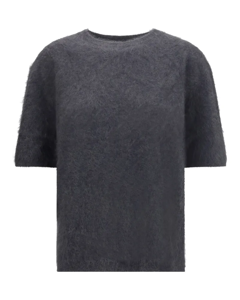 Lisa Yang Women's Cashmere Sweater Maren Graphite Brushed Gray