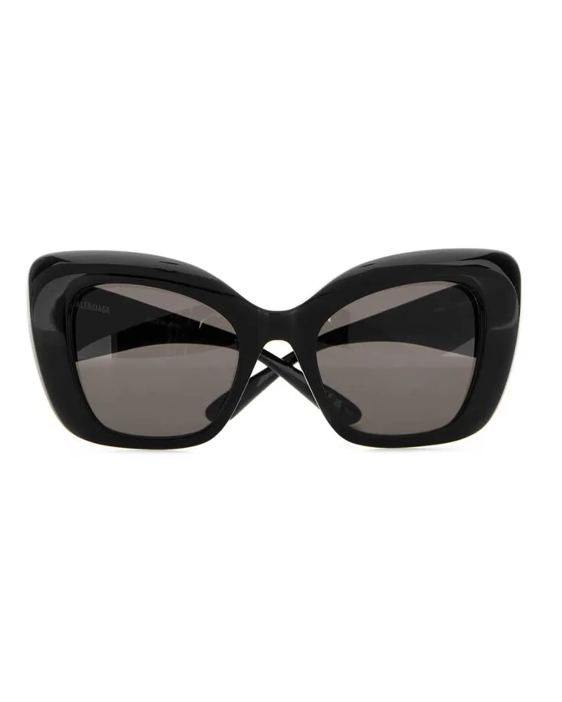 Balenciaga Unisex Black Acetate Farfalla Diva Sunglasses Exterior: Occhiali Da Sole Black