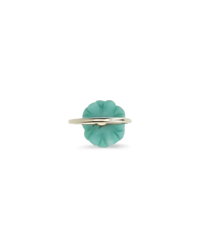Aliita Women's Blossom Opal Ring Yellow Gold Metal Rings Yellow
