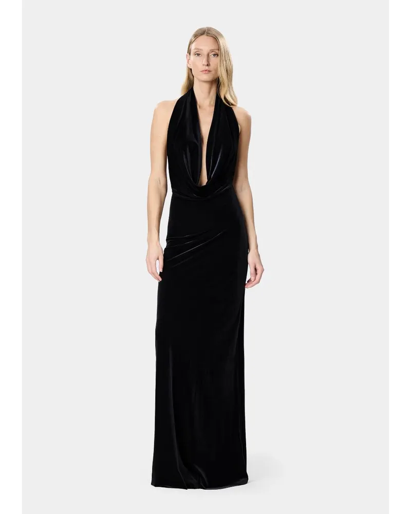 Amazuìn Women's Long Dress Venus Black Polyamide Black