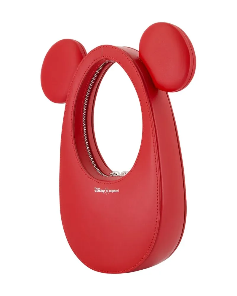 COPERNI Women's Mickey Swipe Handbag -  X Disney Leather Red Calfskin Bags Handbags-Purses Red