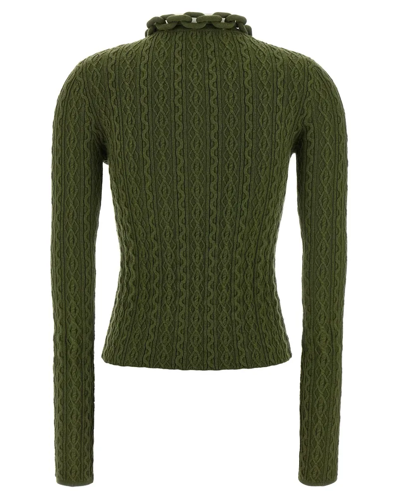 Paco Rabanne Sweater — Olive Olive