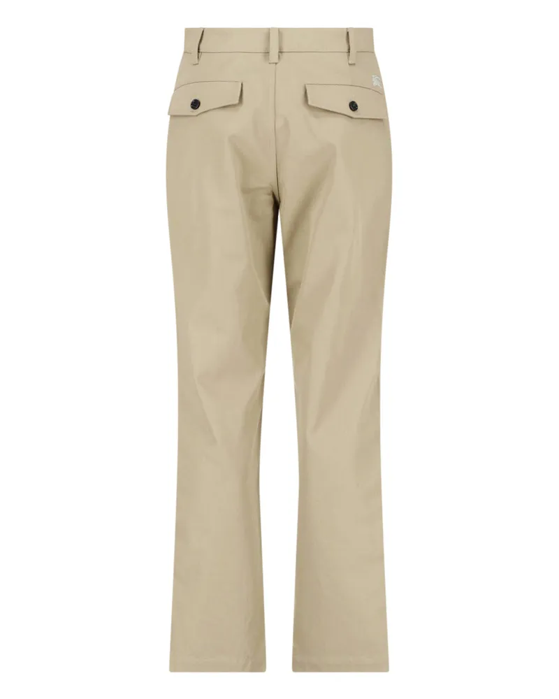 Burberry Men's Trousers Beige Cotton Beige