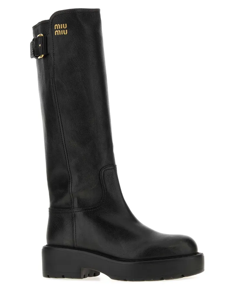 Miu Miu Nero Stivali Boot Black