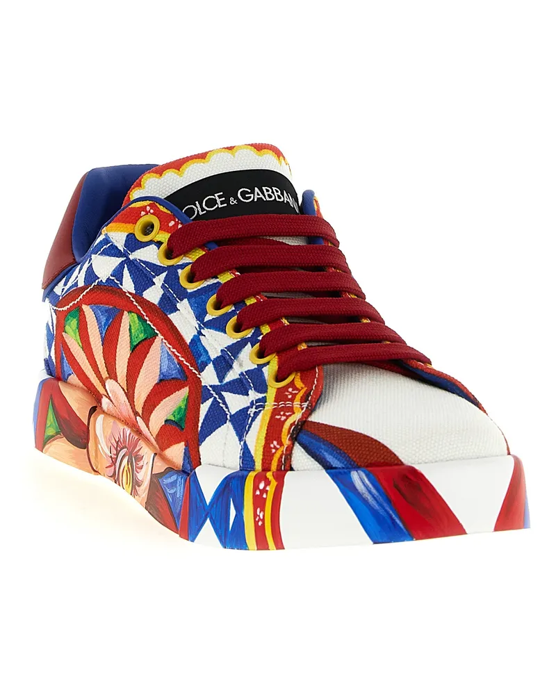 Dolce & Gabbana Portofino Sneaker — Multicolor Multicolor