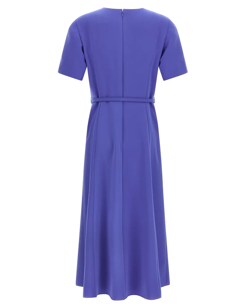 Carolina Herrera New York Women's Blue Polyester Midi Dress Blue