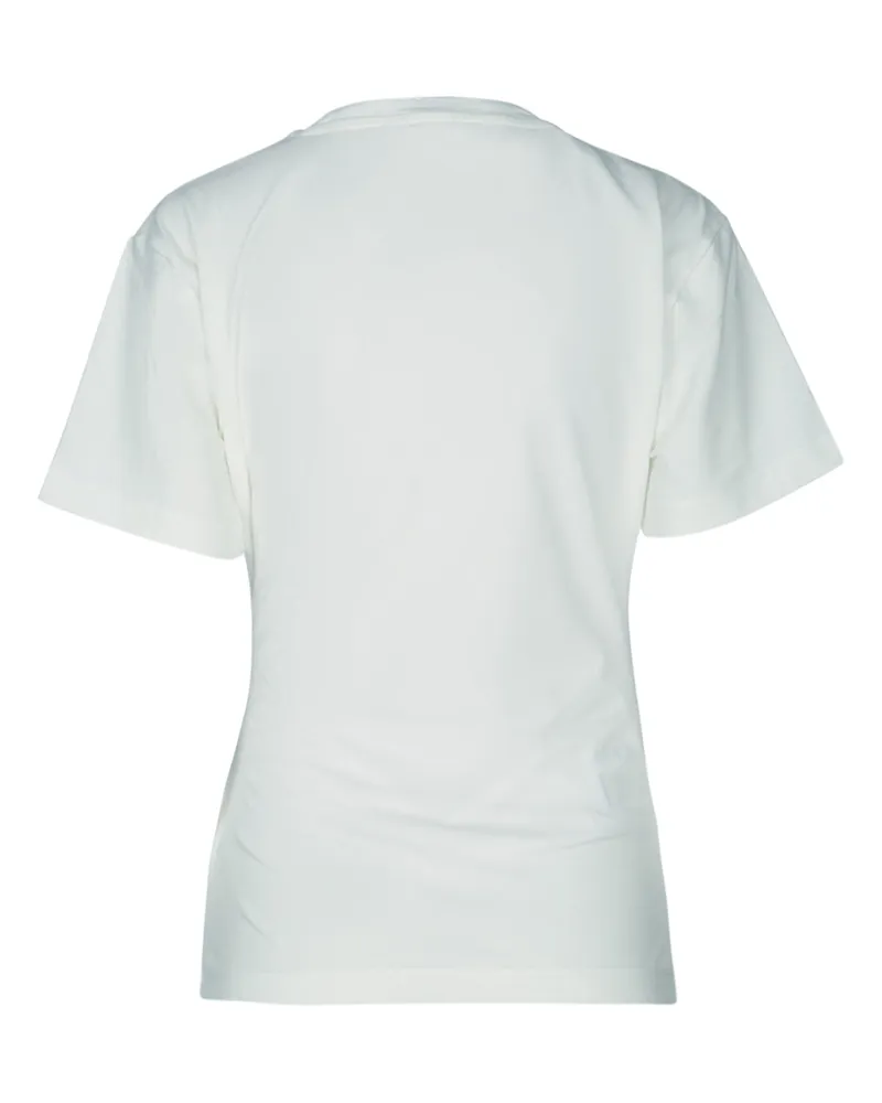 Pinko Women's Mary Maglia Jersey Cotone Z05 Maglie Sweater White