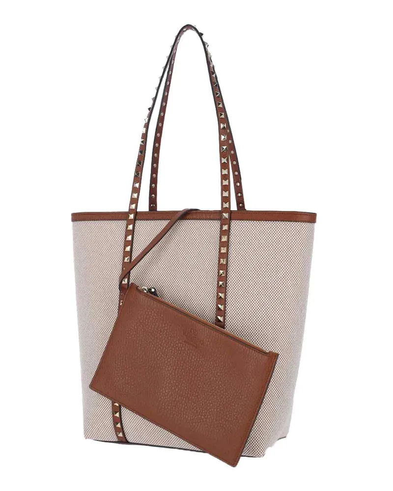 Valentino Garavani Women's Bags Beige Fabric Beige